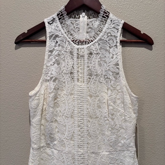 NWT Eliza J Lace Sheath Dress in Ivory, size 6, Wedding, Event, Church, Easter - Picture 4 of 14